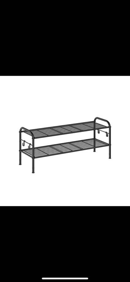 Two Tier Metal Shoe Racks