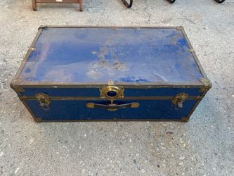 Antique Blue luggage