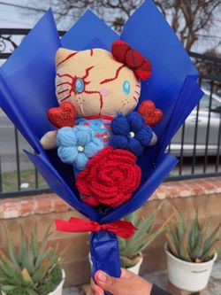Crochet Ramo Hello Kitty 