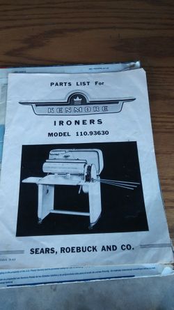 Vintage Sears Kenmore Iron