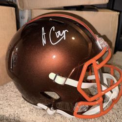 Amari Cooper Signed Browns Helmet
