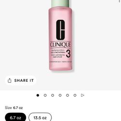 BRAND NEW CLINIQUE clarifying lotion 3 (combination oily) 200ml/6.7oz