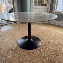 Round Marble Dining Room Table