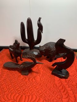 Ironwood Lot Of Southwest Figurines