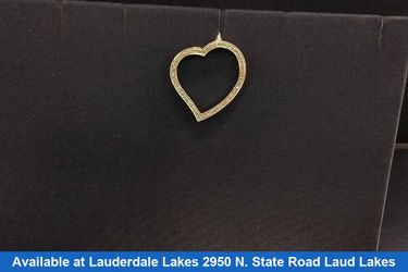 Pendant - White Gold 14k (.585) 3.4 grams