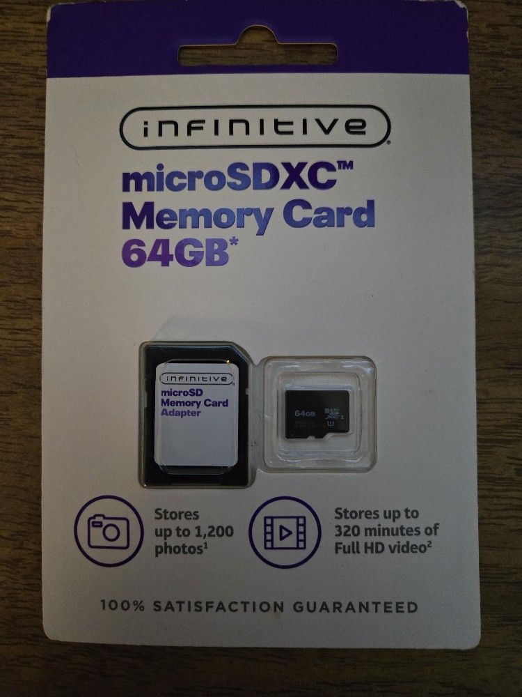 Infinitive 64GBMicro SDXC Memory Card
