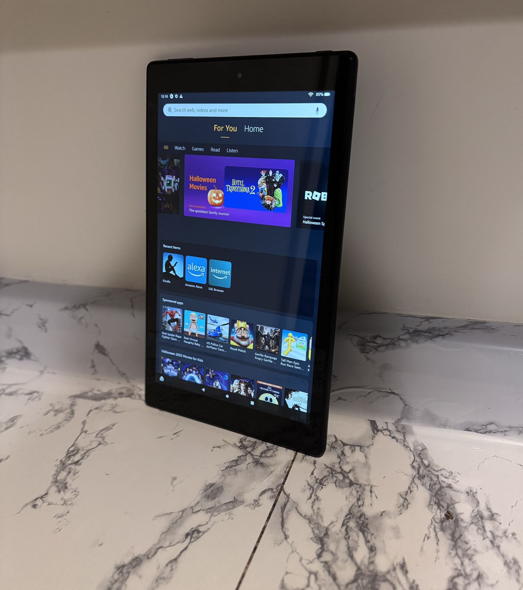 Fire HD 10 Tablet 9th Gen w/64GB and 10.1” Screen