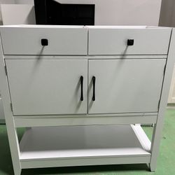 （No countertop） Console Table Sofa Table,Coffee Bar Cabinet,35.5" Lx 13.8" W x 34.65" H,Entryway Table with 2 Drawers & 2Door Cabinet Buffet Sideboard