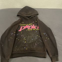 Sp5der, Black And Pink, Size Small