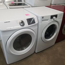 Samsung And Kenmore Front Load Washer And Dryer Set 