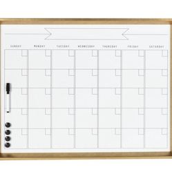 Large Magnetic whiteboard Wall calendar 