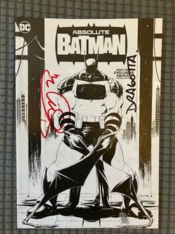 Absolute Batman 1 Ashcan SDCC Exclusive Signed by Scott Snyder and Nick Dragotta