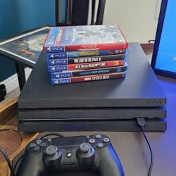 Ps4 PRO with games