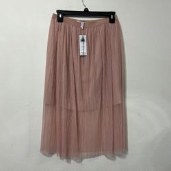 MID-LENGTH PLEATED SKIRT Size S