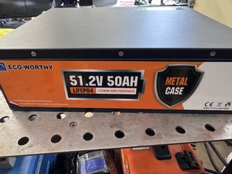 ECO-WORTHY 51.2V 50AH LiFePO4 Deep Cycle Battery