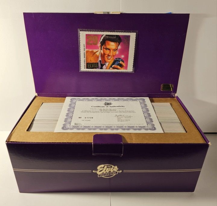 VTG 1993 The Elvis Collection 660 Card Set W/QVC Box The River Group ⭐️#01720/10,000⭐️