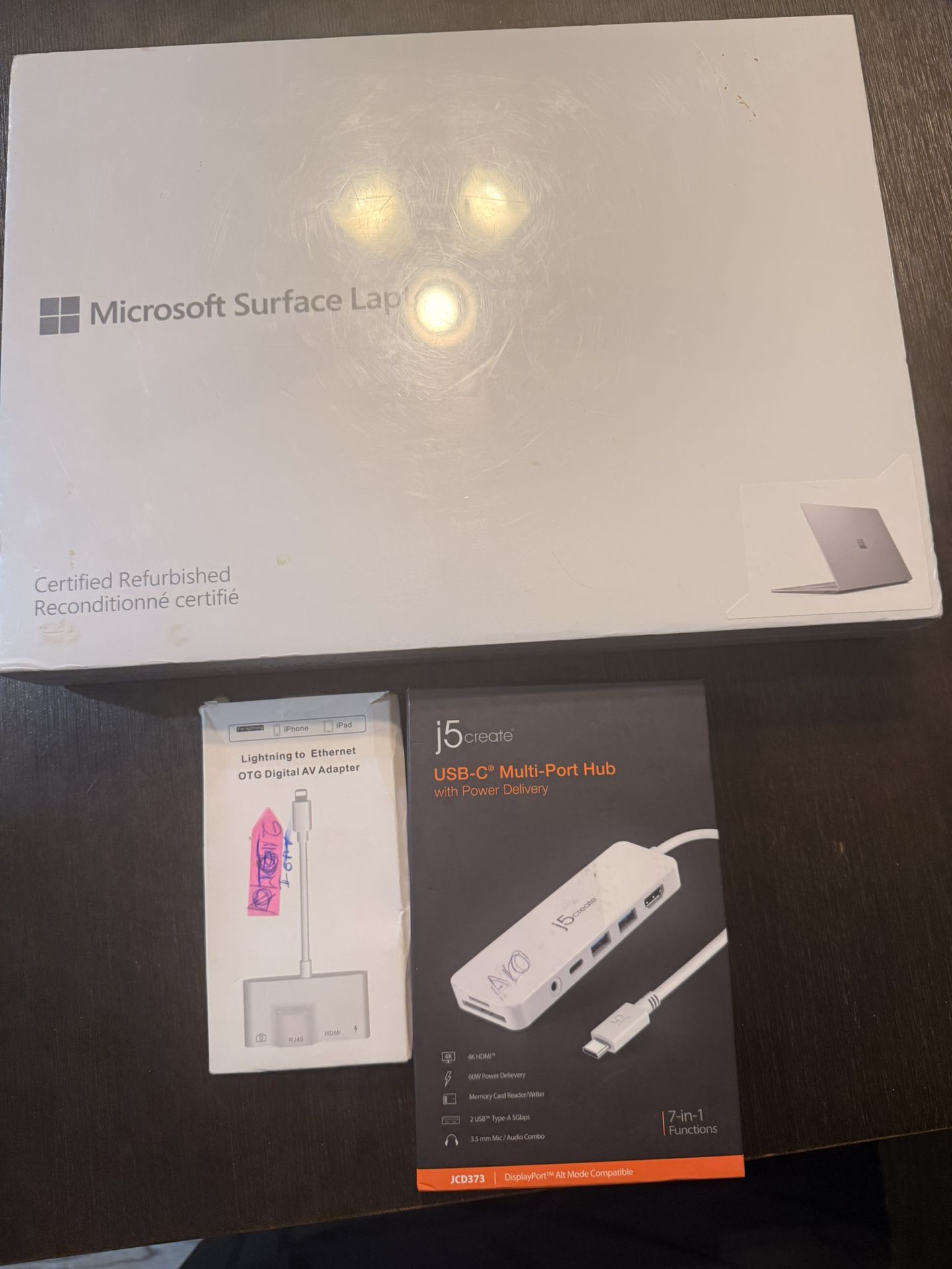 Microsoft Surface Laptop 3 , 15” Window 10, 128GB RAM Platinum