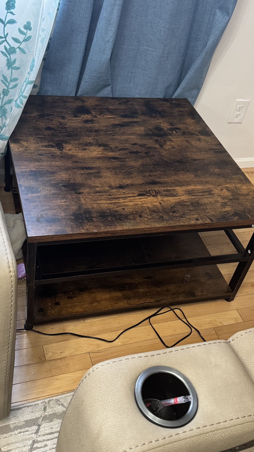 Coffee Table with Storage Shelf