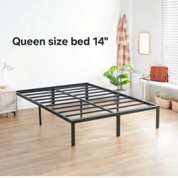 queen size  bed frame  14"