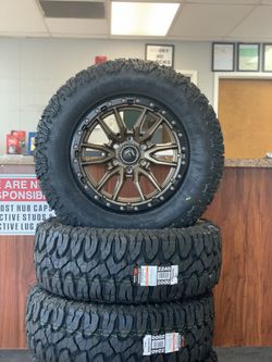 🥵🥵18s BRAND NEW WHEELS AND TIRE PACKAGE FUEL D681🥵🥵