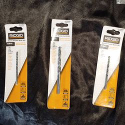 Ridgid Black Oxide Drill Bits 