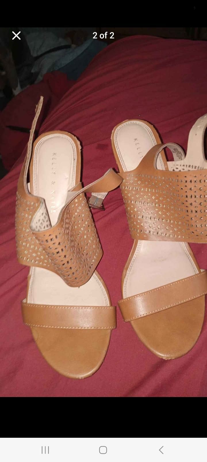 Womens Boho Wedges Size 9
