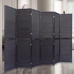 6 Panel Bamboo Room Divider