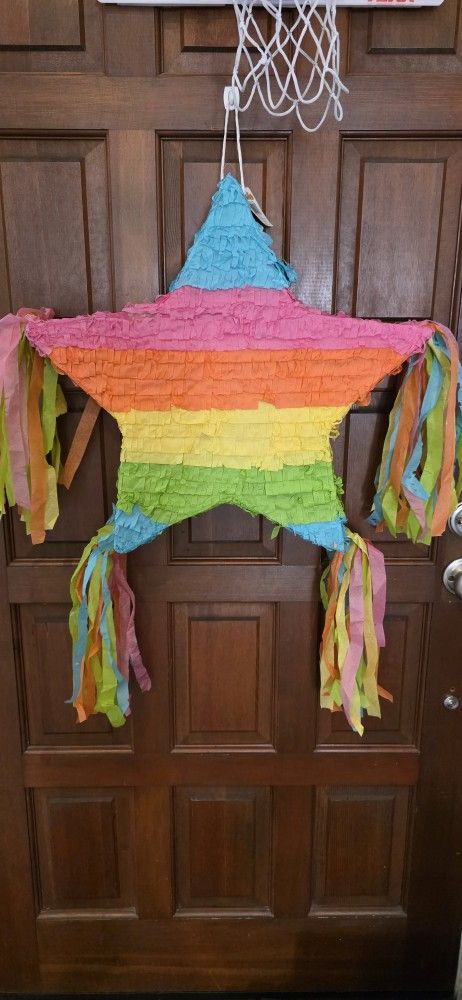 Brand New Rainbow Star Pinata