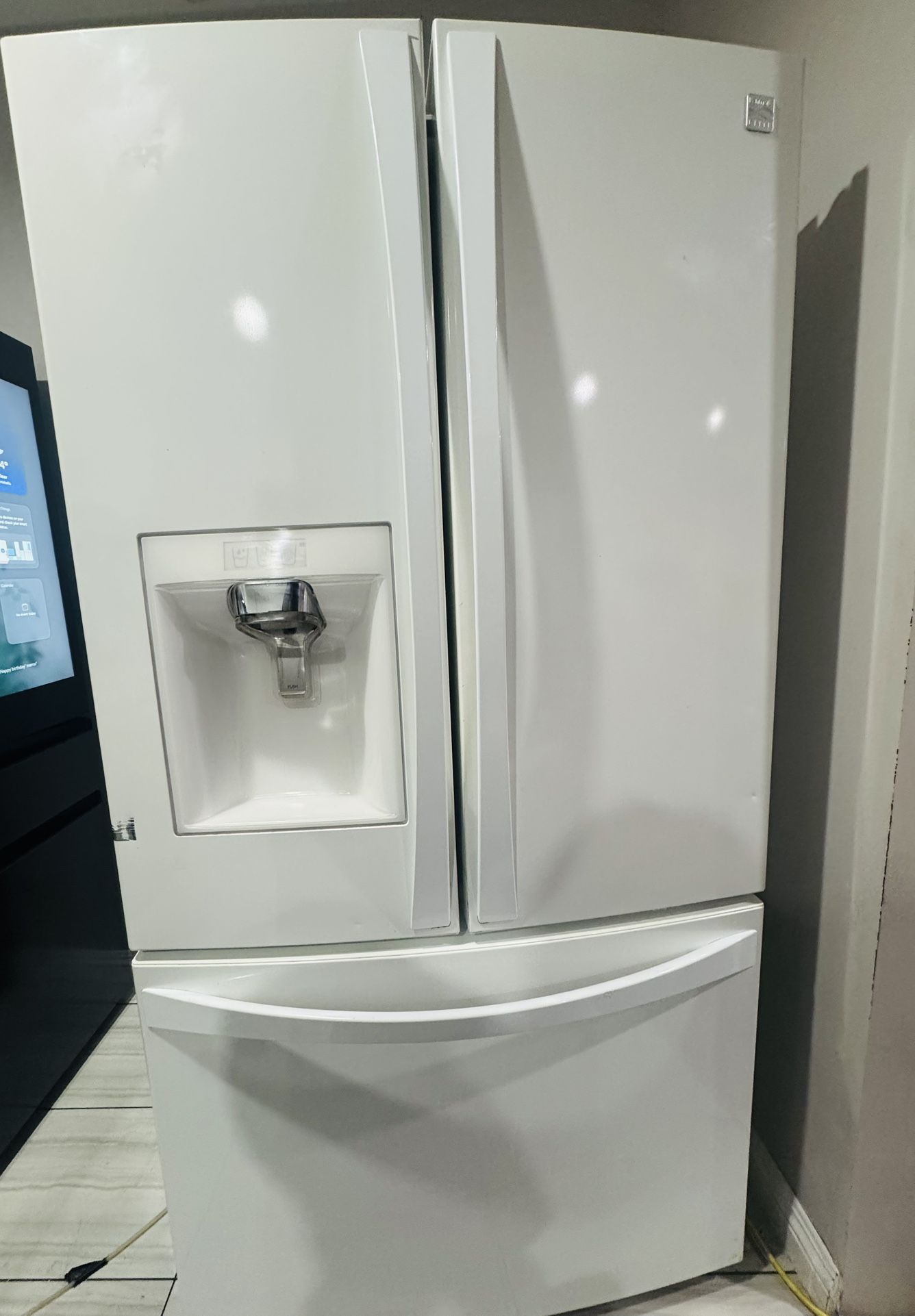 Kenmore Elite Refrigerator: 3 Doors in White