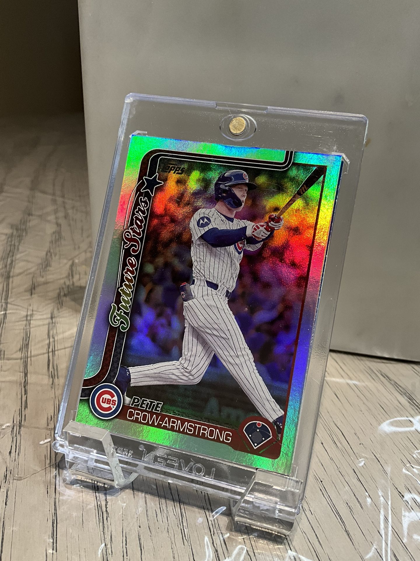 2025 Topps Pete Crow Armstrong Pca Rainbow Foil Future Stars 