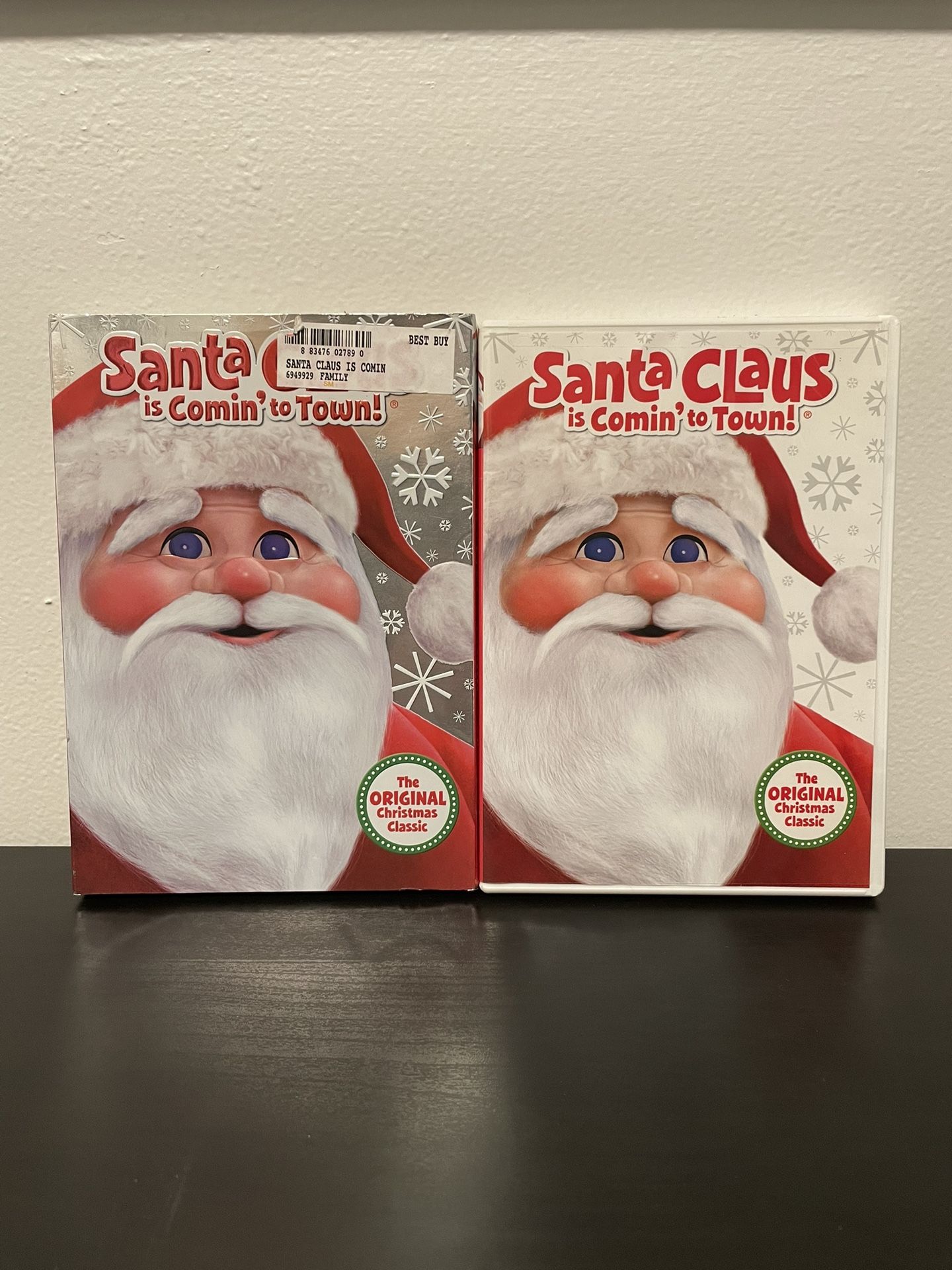 Santa Claus Is Comin' To Town DVD Original Christmas Classic Holo Slipcover 1970