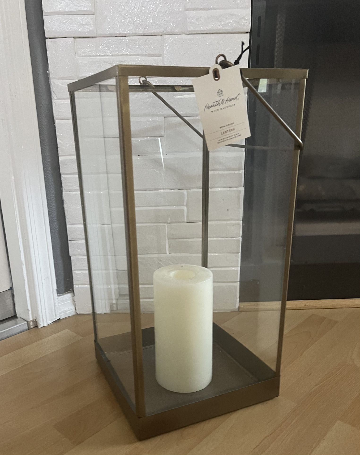 Gorgeous LARGE Lantern w/ Candle