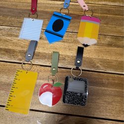 Teacher appreciation keychains. Personalized with name $8/each