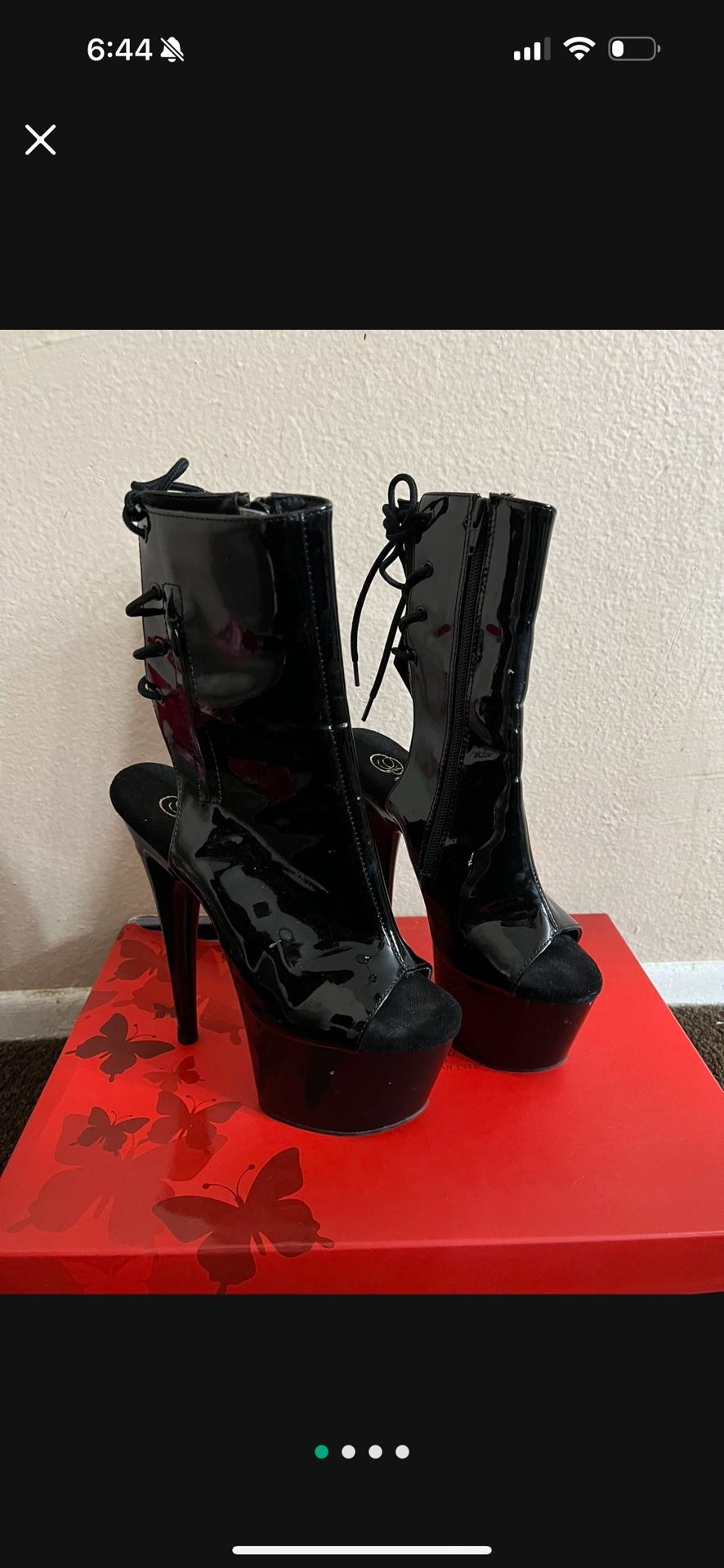 Pleasers Black Heels