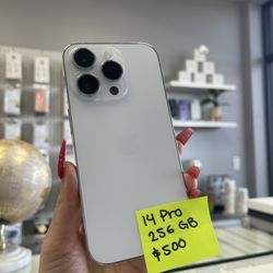 iPhone 14 Pro 256Gb Unlocked Silver Like New 