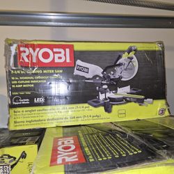 Ryobi Corded 7 1/4 Compound Sliding Miter Saw