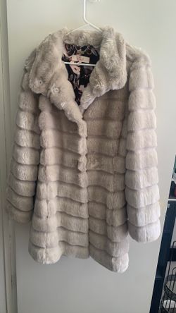Eliza J Faux Fur Coat