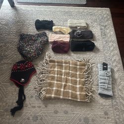 Headbands, Hat, Leg Warmers And Infinity Scarves 