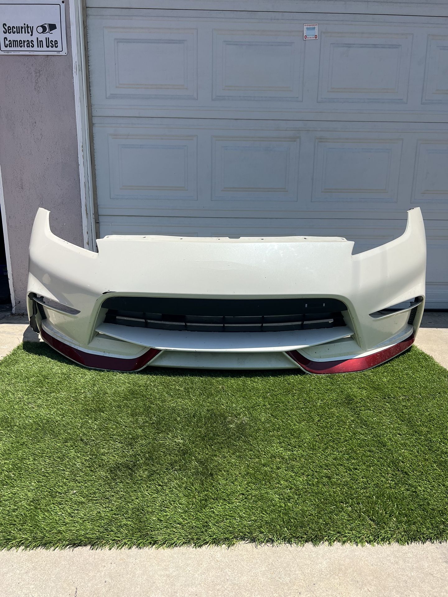 370z OEM V2 Nismo Front Bumper Fascia 2015+ Nissan Pearl White