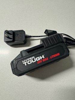 Hyper Tough 20V Max lithium-ion Battery & Charger