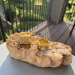 10k Gold Plated Nugget Ring