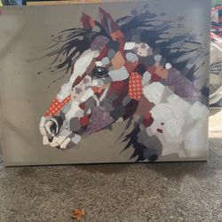 Horse Painting Canvas 