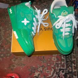 Louis Vuitton Green White Louis Vuitton LV Skate Green/White