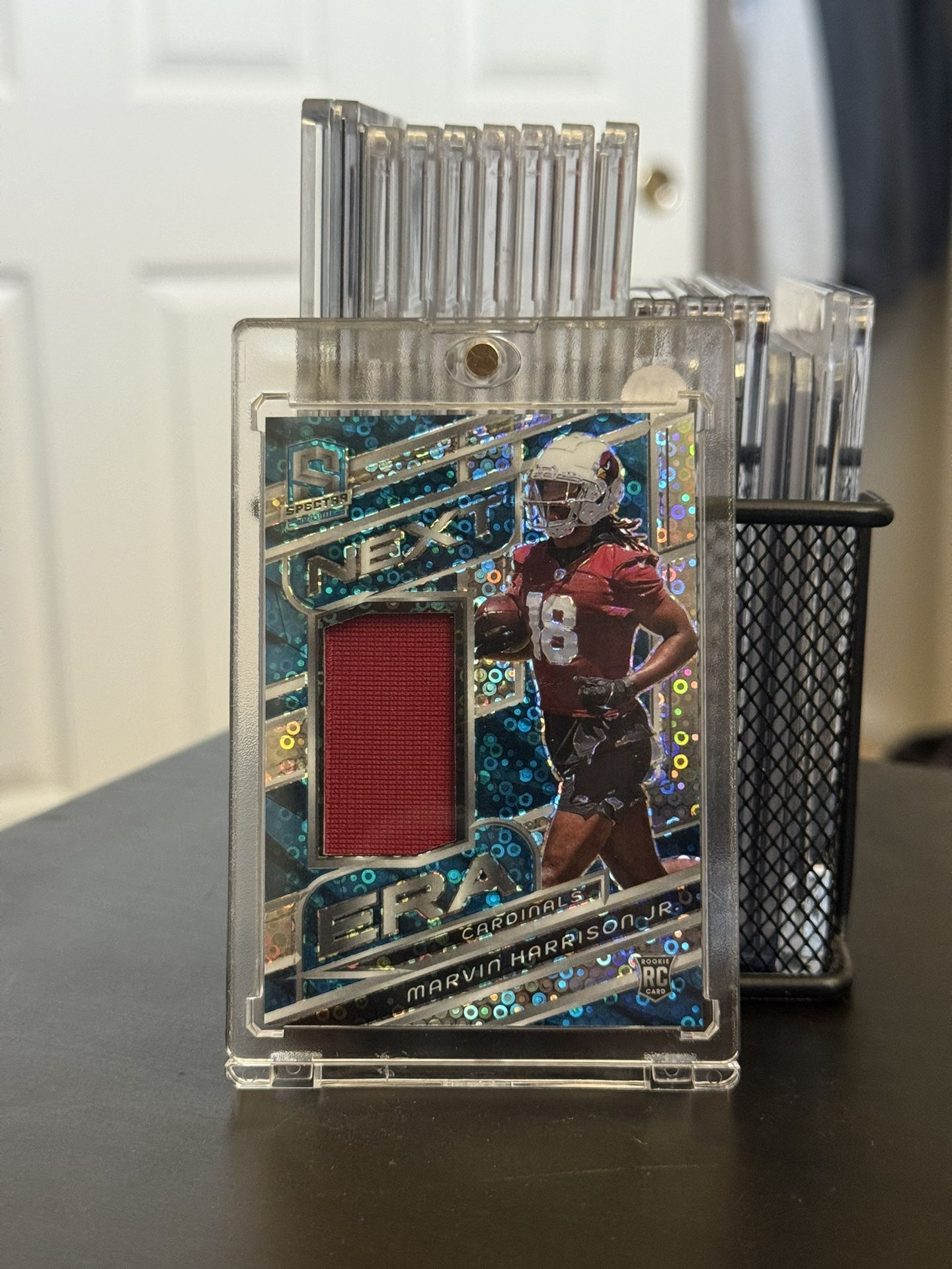 Marvin Harrison Jr Patch /60 Spectra Rookie Card 