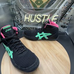 Asics Matflex 7 Black/New Leaf Men’s Sz 7.5