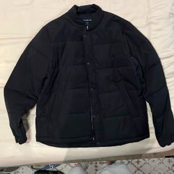 Black Puffed Jacket