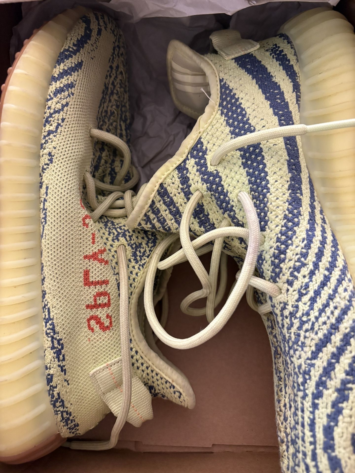 adidas Yeezy Boost 350 V2 “Semi Frozen Yellow” / Sz 9.5M