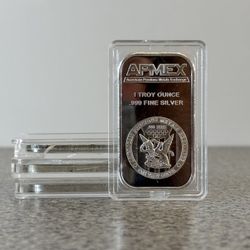 APMEX 1 Ounce Silver Bars 