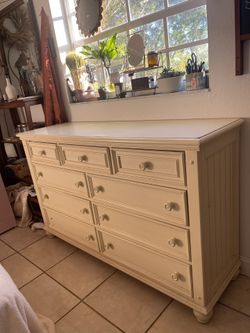 Beige Dresser
