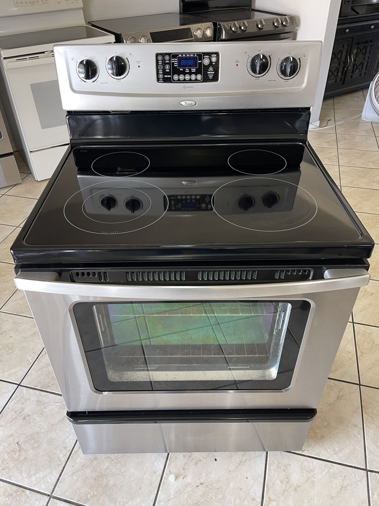 Whirlpool Electric Stove Stainless Steel
